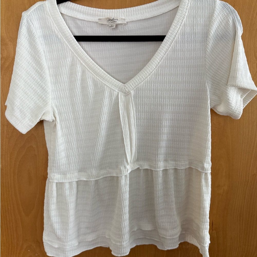 Cream top. Size S.